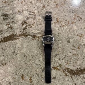 Anne Klein Black and Silver Women's Watch